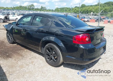 2014 Dodge Avenger Se from USA, damaged, VIN 1C3CDZAG2EN218716